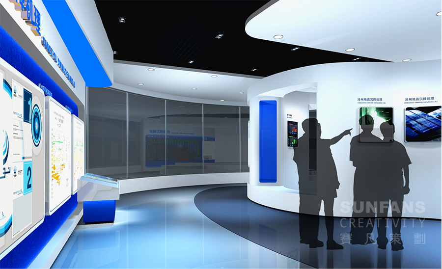 如何增加展廳的科技感？_賽凡策劃